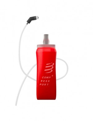 Accesorios Compressport ErgoFlask 500mL + Tube Unisex Rojos | UMOAD3687
