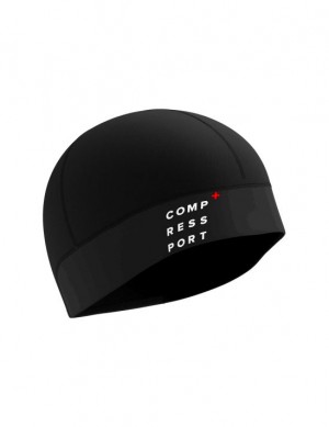 Accesorios Compressport Hurricane beanie Unisex Negros | SCJNX1593