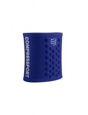 Accesorios Compressport Sweatbands 3D.Dots Unisex Azules Blancos | SKJCV7458