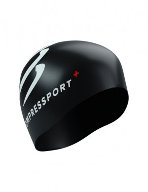 Accesorios Compressport Swim Cap Unisex Negros | QPOVU8617