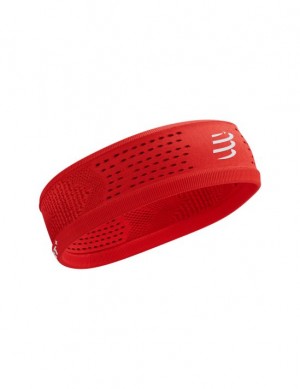 Accesorios Compressport Thin Headband On/Off Unisex Rojos | BAHYZ0932