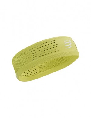 Accesorios Compressport Thin Headband On/Off Unisex Verdes | YAZWG6549