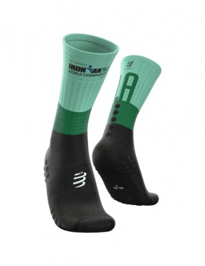 Calcetines Para Correr Compressport Mid Compression Socks Hombre Multicolor | YGIUV6527