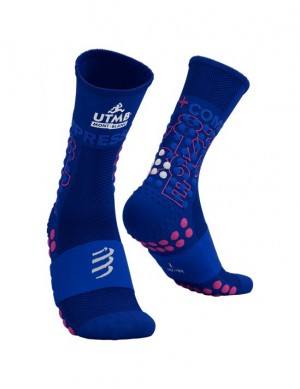 Calcetines Para Correr Compressport Ultra Trail Socks-UTMB 2023 Hombre Multicolor | UGROX0746