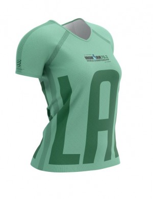 Camiseta Compressport Entrenamiento SS Tshirt W Mujer Multicolor | PEAMT9862