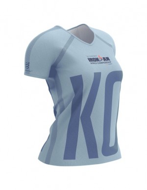 Camiseta Compressport Entrenamiento SS Tshirt W -Ironman Kona 2023 Mujer Multicolor | WZCPE9862