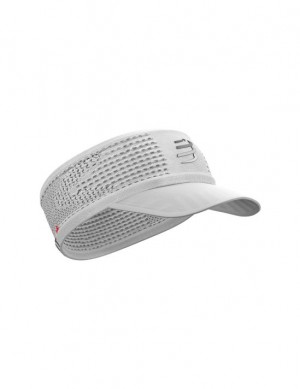 Gorras Compressport Spiderweb Headband On/Off Unisex Blancos | DJLZM5936