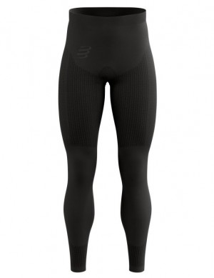Leggins Compressport On/Off Tights M Hombre Negros | ZHTCS9813