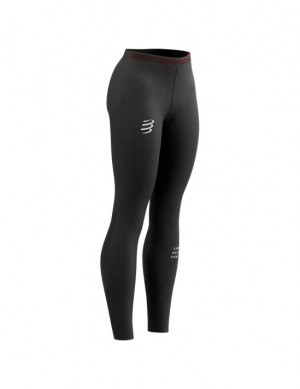 Leggins Compressport Under Control Full Tight W Mujer Negros | RUWSQ3941
