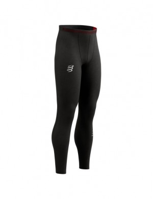 Mallas Para Correr Compressport Under Control Full Tight M Hombre Negros | SYPIE3689