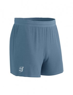 Pantalones Cortos Para Correr Compressport Performance Corta Hombre Azules | MLGWB9267