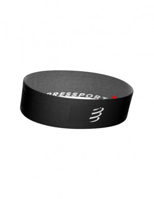 Riñonera Compressport Free Belt Hombre Negros Grises | ZRODF2641