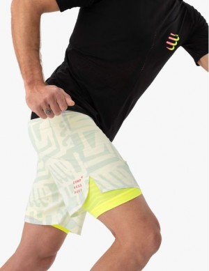 Short Compressport Trail Carreras 2-In-1 Corta M Hombre Multicolor | TMSIY7048