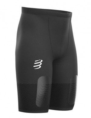 Short Compressport Trail Under Control Corta Unisex Negros | RNUFS5680