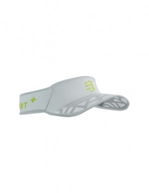 Visors Compressport Spiderweb Ultralight Visor Hombre Blancos | KYMWP9024